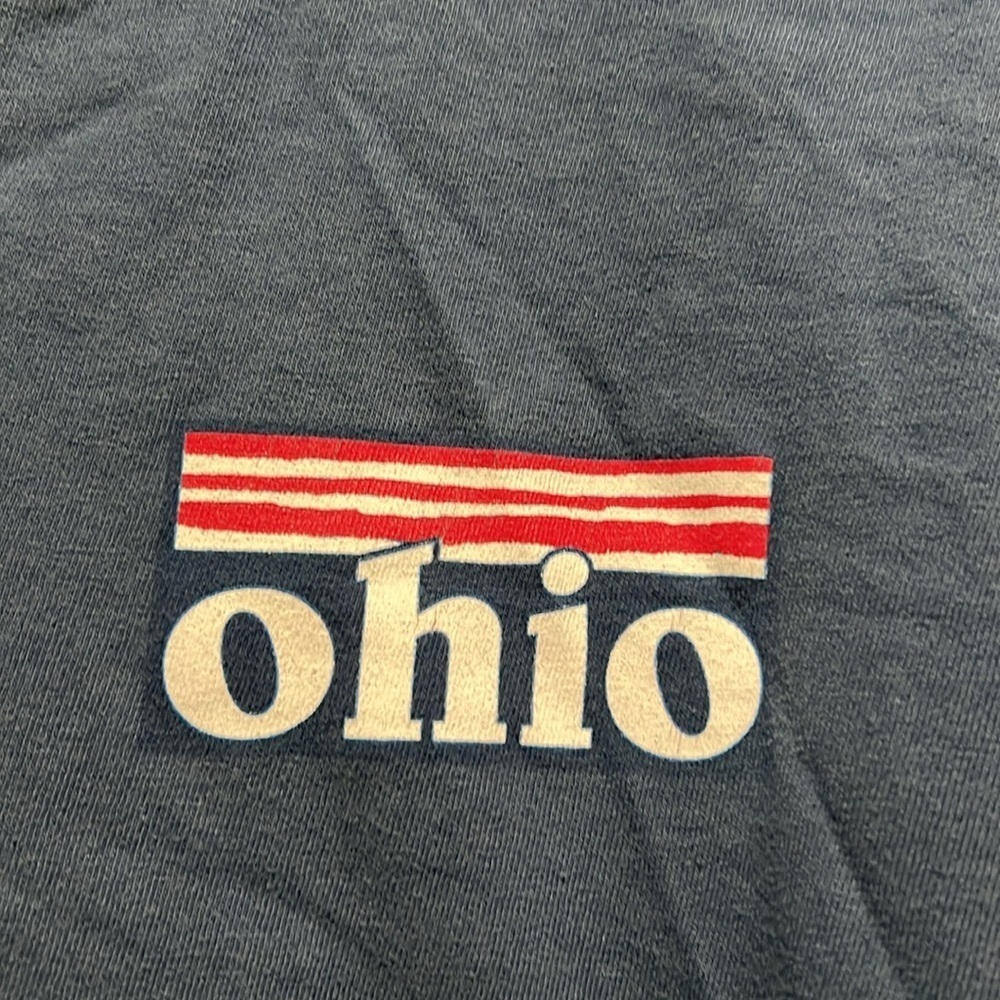 Blue Ohio Long Sleeve Shirt Size Large - Picture 3 of 4